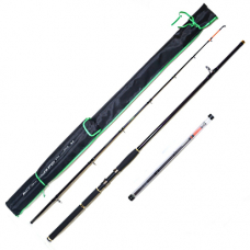 0206551 Б/У удилище МОРСКОЙ ФИДЕР  BLACK HOLE Power Stick II 2,90м, бросковый тест 150-300 г, две вершинки, в отличном состоянии, на рыбалках был в качестве запасного